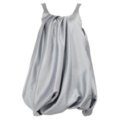 J.W.Anderson Silver Balloon Hem Mini Dress Size S