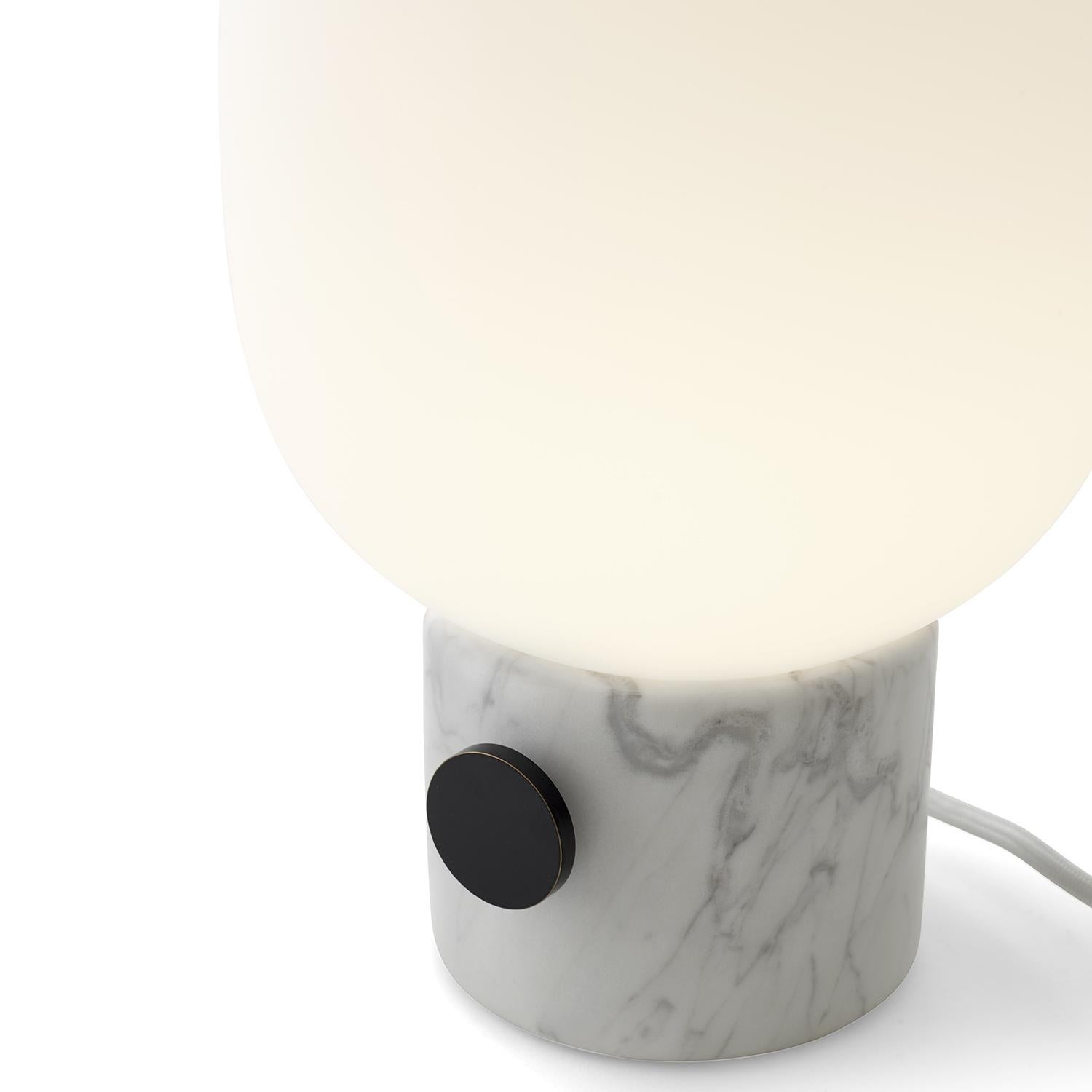 The classic JWDA Table Lamp is being overhauled this season, as Menu is launching the lamp in a new version – a white marble and bronzed brass variety, which is 20% larger than the original, as both the bulb and marble-crafted stand is extended in