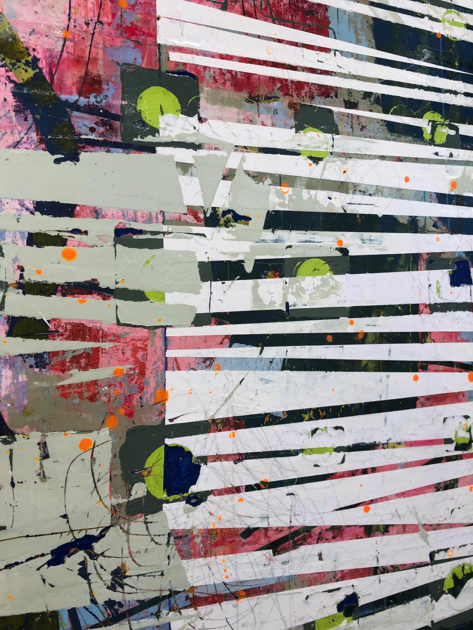 Entropy 42 / zeitgenössische Farbe - Mathematik + sciene + Kunst – Painting von Jylian Gustlin