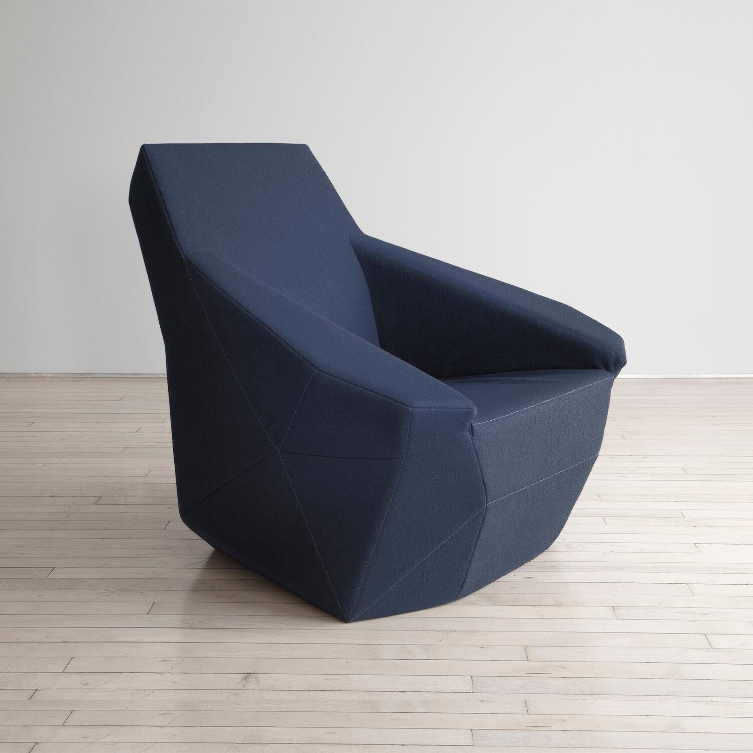 French Jyn & Jon Chair and Ottoman by Pablo Reinoso (Domeau & Pérès Edition) For Sale