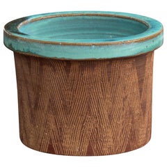 Jytte Trebbien, Vase, Steingut, Dänemark, 1960er Jahre