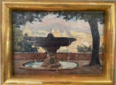 "The Pincio Fountain in Rome"