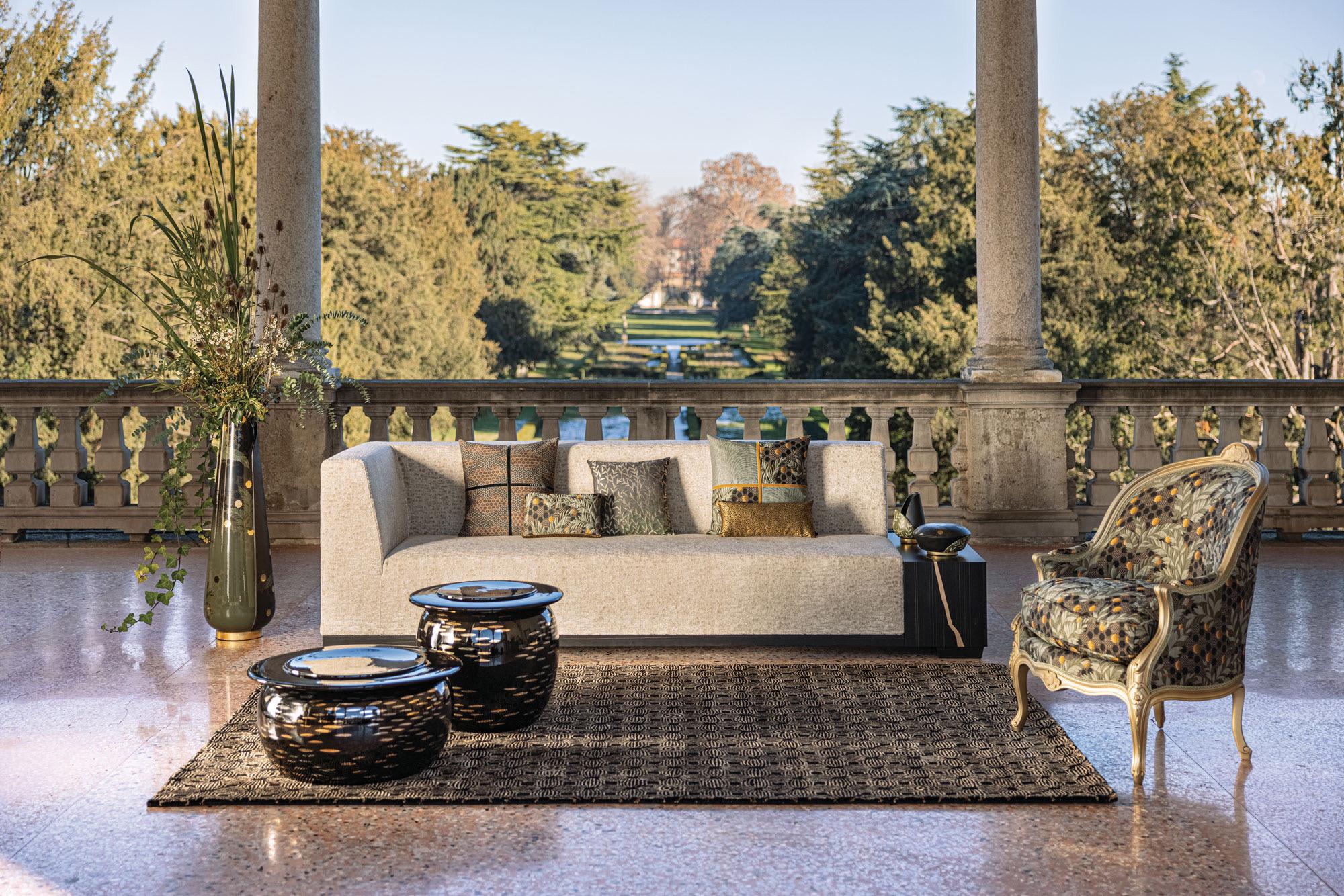 Explore the enigmatic elegance of the TsuKuyomi ceramic collection, designed by K-3 and exquisitely handcrafted by Rometti. This unique line captures the allure of the unknown, transforming it into captivating vases that play with the interplay of