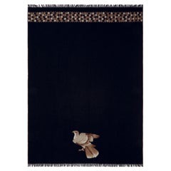 K-3 Chougembou Throw, Colección Tora, Falcon bordado.