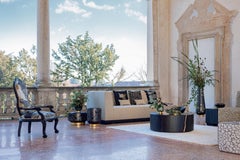 K-3 Meigetsu E2 Ceramic Coffee Table Panther and Gold