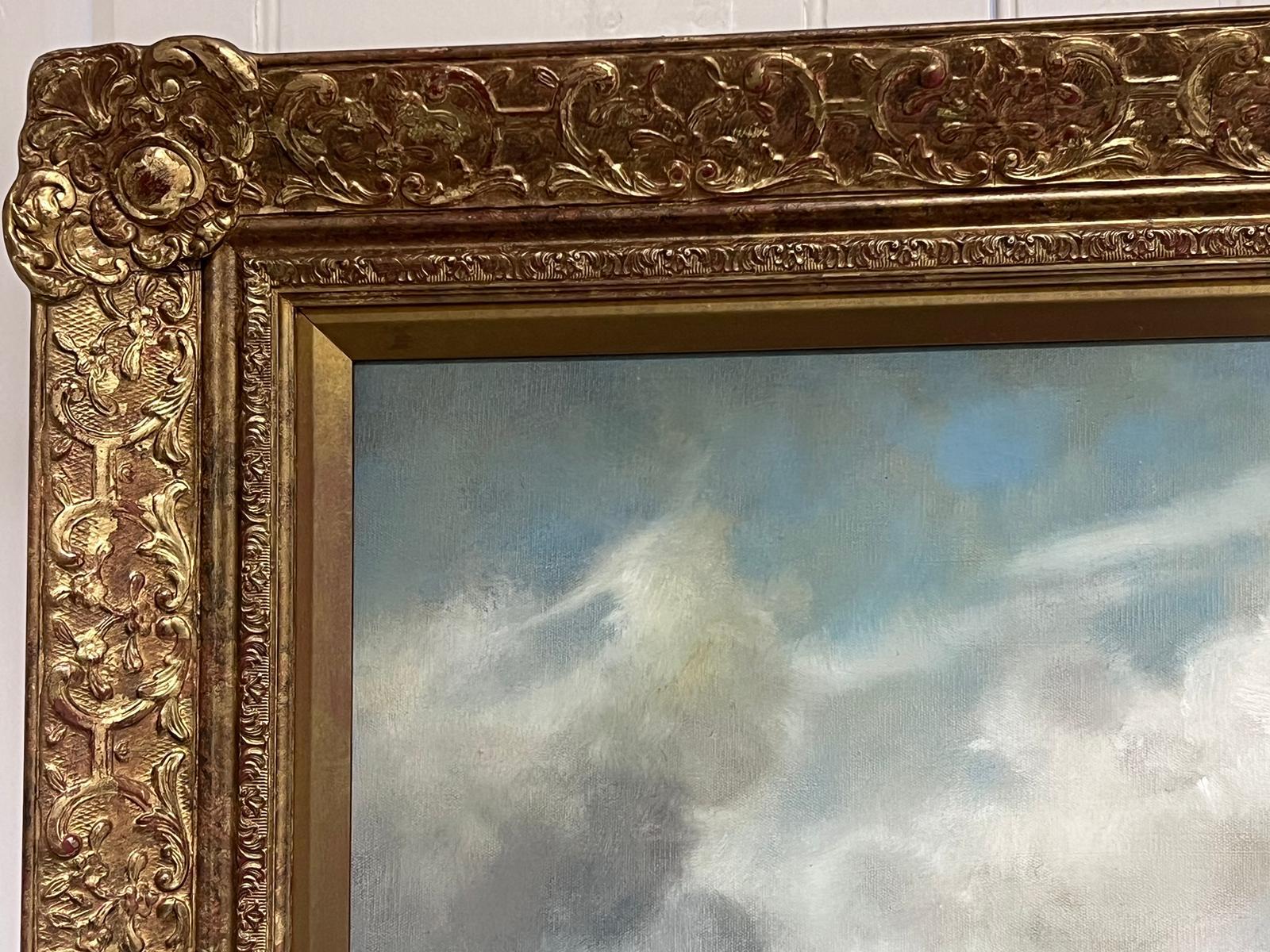 K. Adams, britannico/olandese fine XX secolo
olio su tela firmato, incorniciato in un'imponente cornice dorata. 
incorniciato: 30,5 x 43 pollici
tela: 24 x 36 pollici
provenienza: collezione privata, Regno Unito
condizioni: ottime e solide condizioni