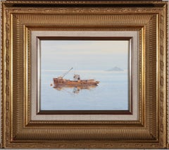K. B. Hancock - Framed 20th Century Oil, Fishing Trawler