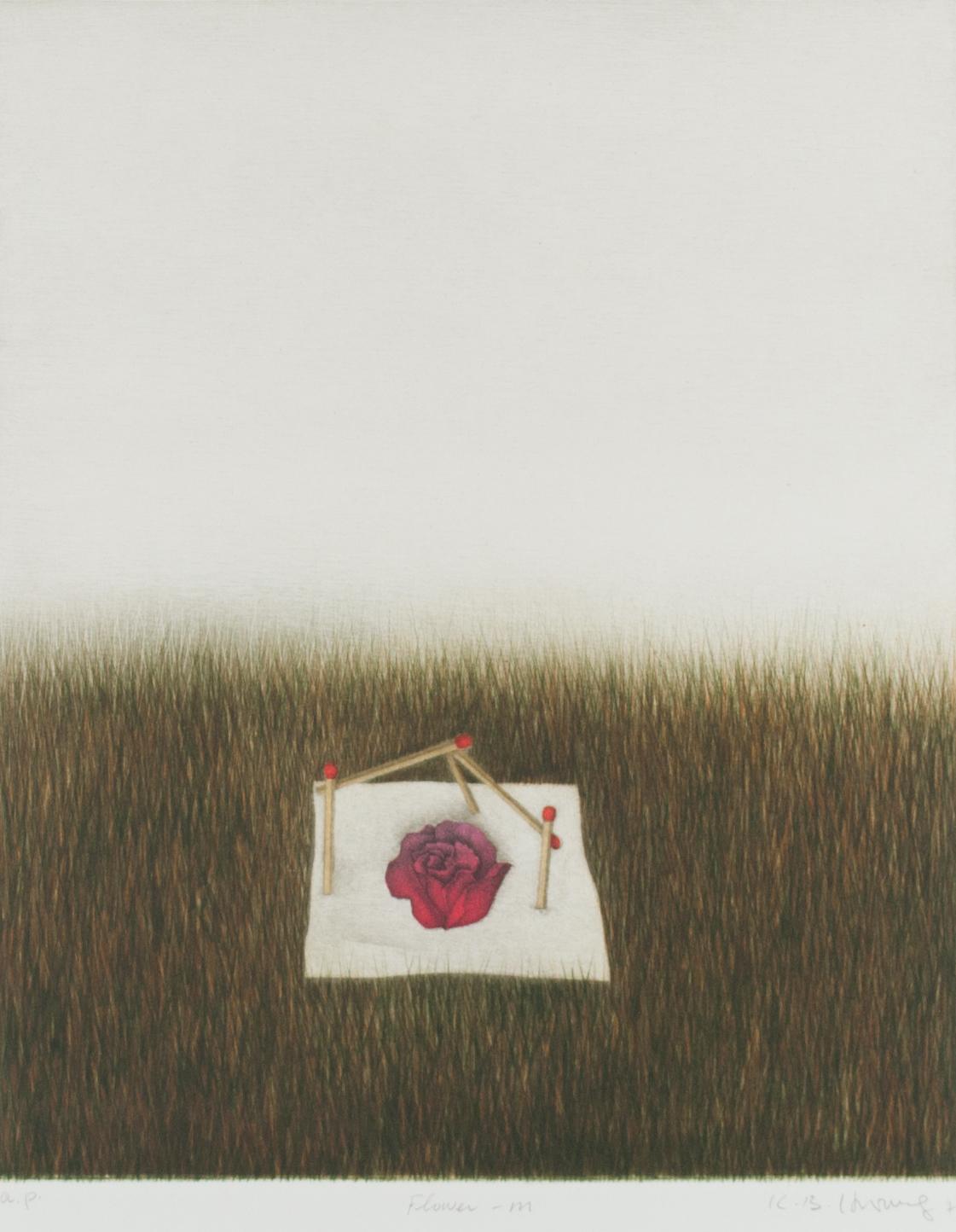 K.B. (Kyu-Baik ) Hwang Still-Life Print - Flower