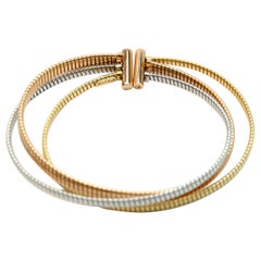 K di Kuore 3 Color Bangle Gold Bracelet