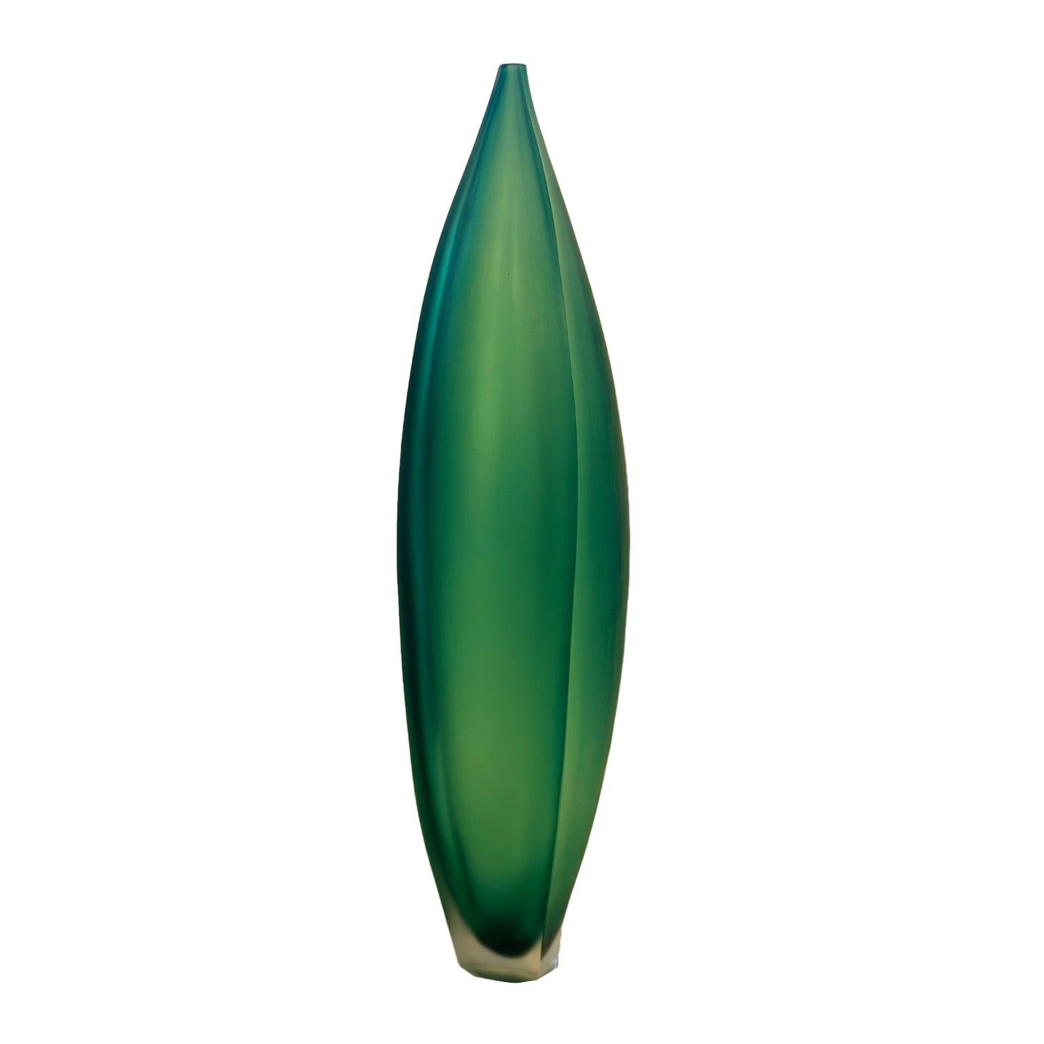Organic Modern K. Elliot & B. Edols Collection of Three Blown Glass Vessels 2005 (Signed)