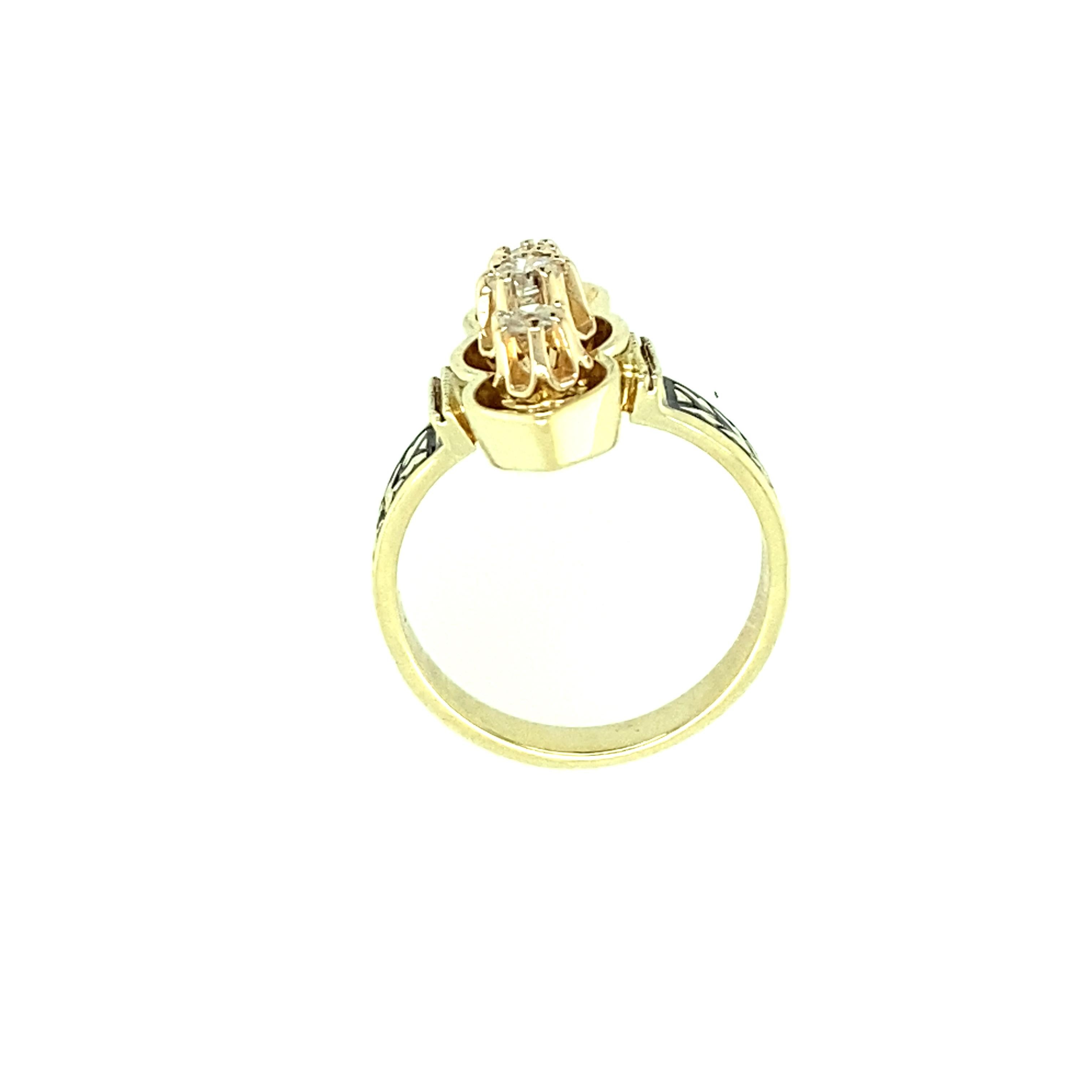 K. Goldschmit Antiker Reproduktionsring (Rundschliff)
