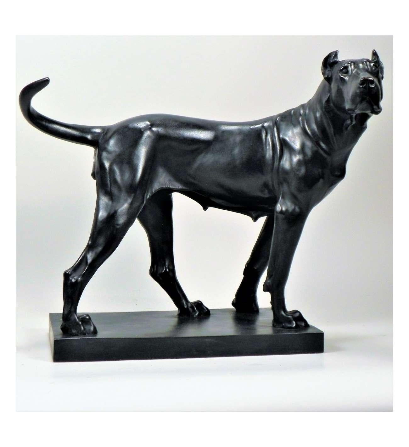 Great Dane - Gustav Reißmann (1887-1954) - Art Deco Sculpture by K. Gustav Reissmann