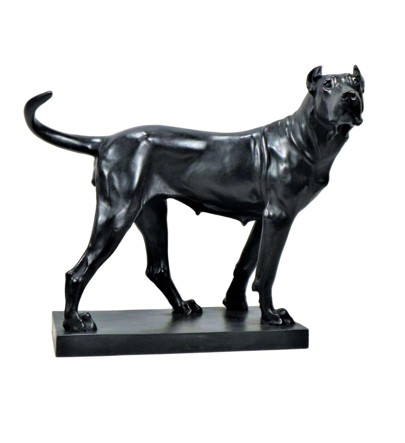 K. Gustav Reissmann Figurative Sculpture - Great Dane - Gustav Reißmann (1887-1954)