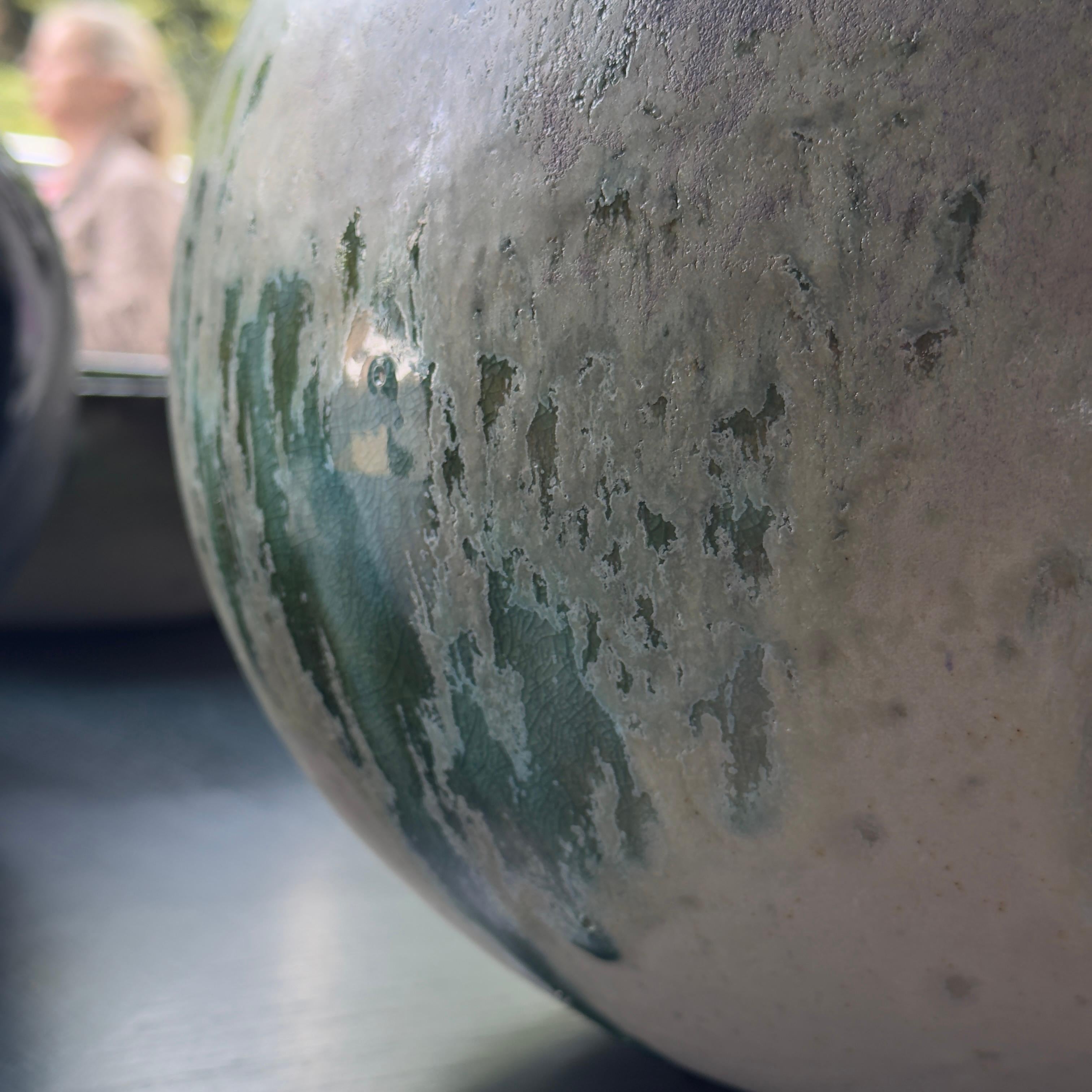 Contemporary K H Würtz Rotund Green Vase