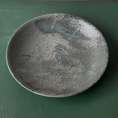 K H Wurtz Serving Platter / Black / Glaze E ? Denmark