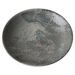 K H Wurtz Serving Platter / Black / Glaze E ? Denmark