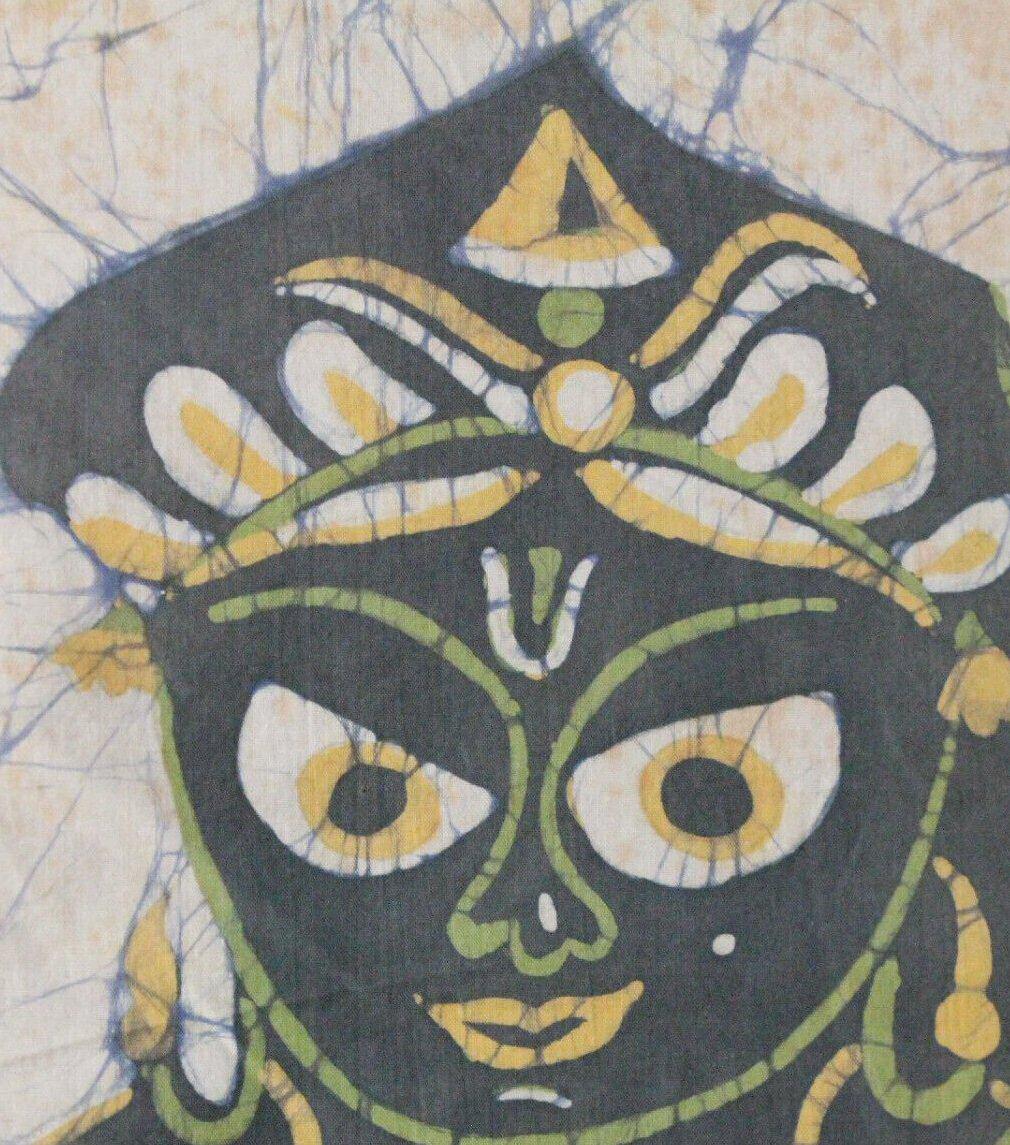 Seltene K. Laxma Goud Batik. Indische Bildende Kunst. Padma Shri. Frühe Mid Century Modernität (Moderne der Mitte des Jahrhunderts) im Angebot