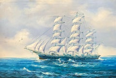 Vintage “Clipper under Full Sail”