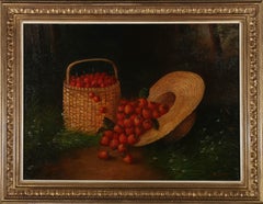 K. Mills - 20th Century Oil, Berries and a Straw Hat