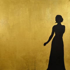 Harpers Bazaar I, fashion gold painting