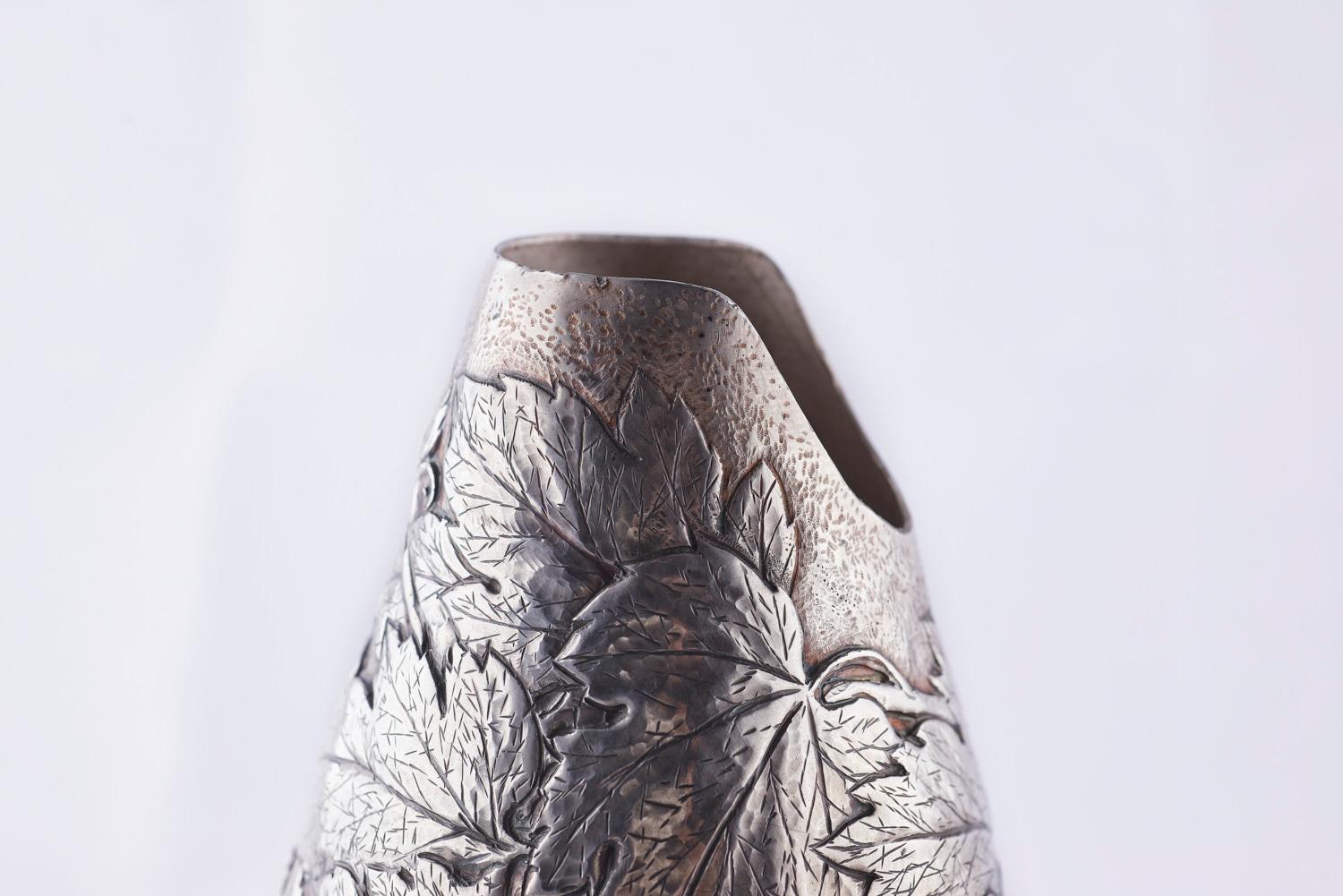 K-Over Champagne, 21st Century GRAPES Solid Pure Italian Silver  In New Condition For Sale In Firenze, IT