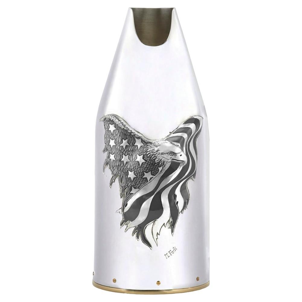 K-OVER Champagne, American Eagle, B&W argento 999/°°, Italia For Sale