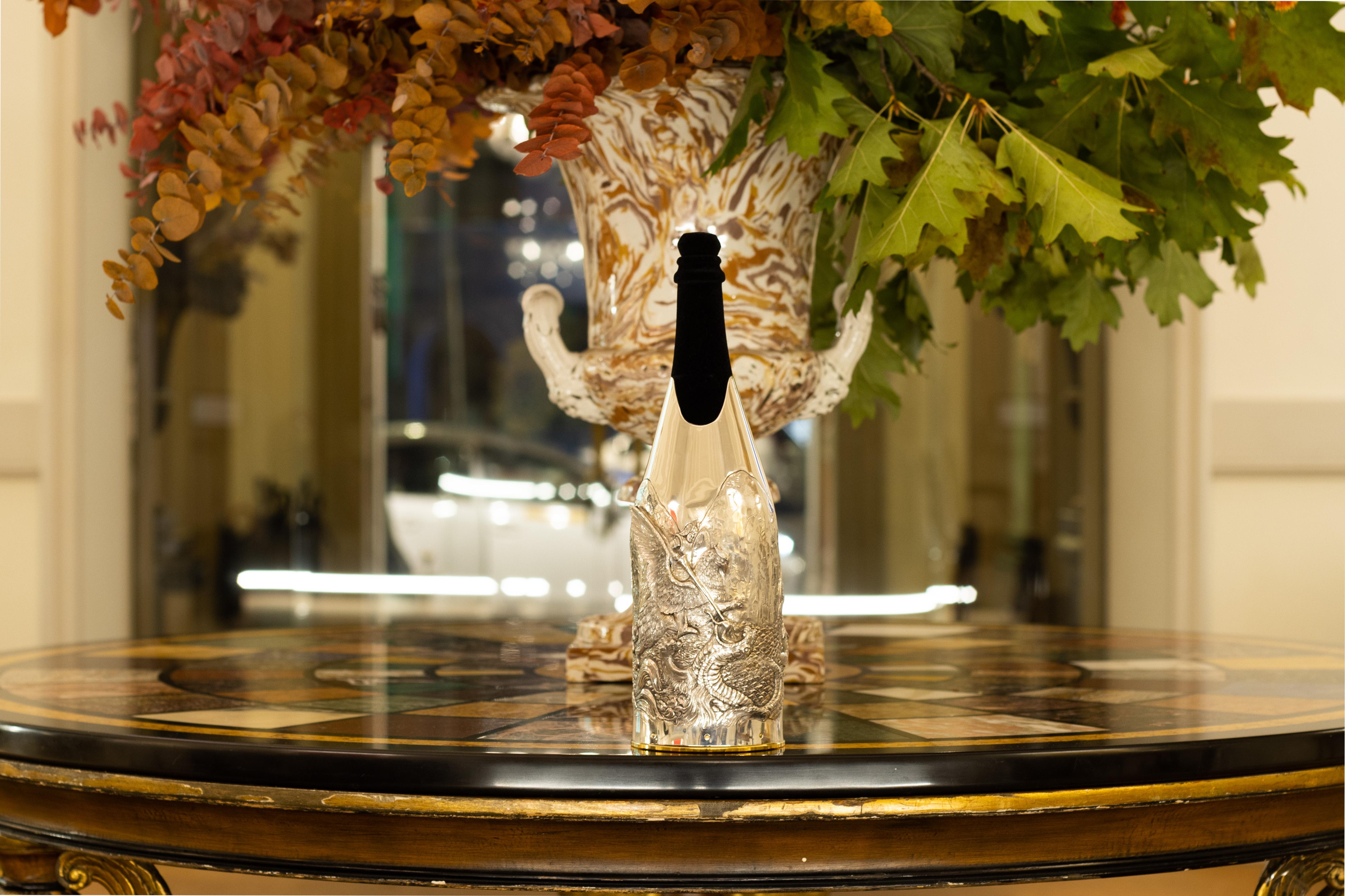 Italian K-OVER Champagne, ARIOSTO, argent 999/°, Italie en vente