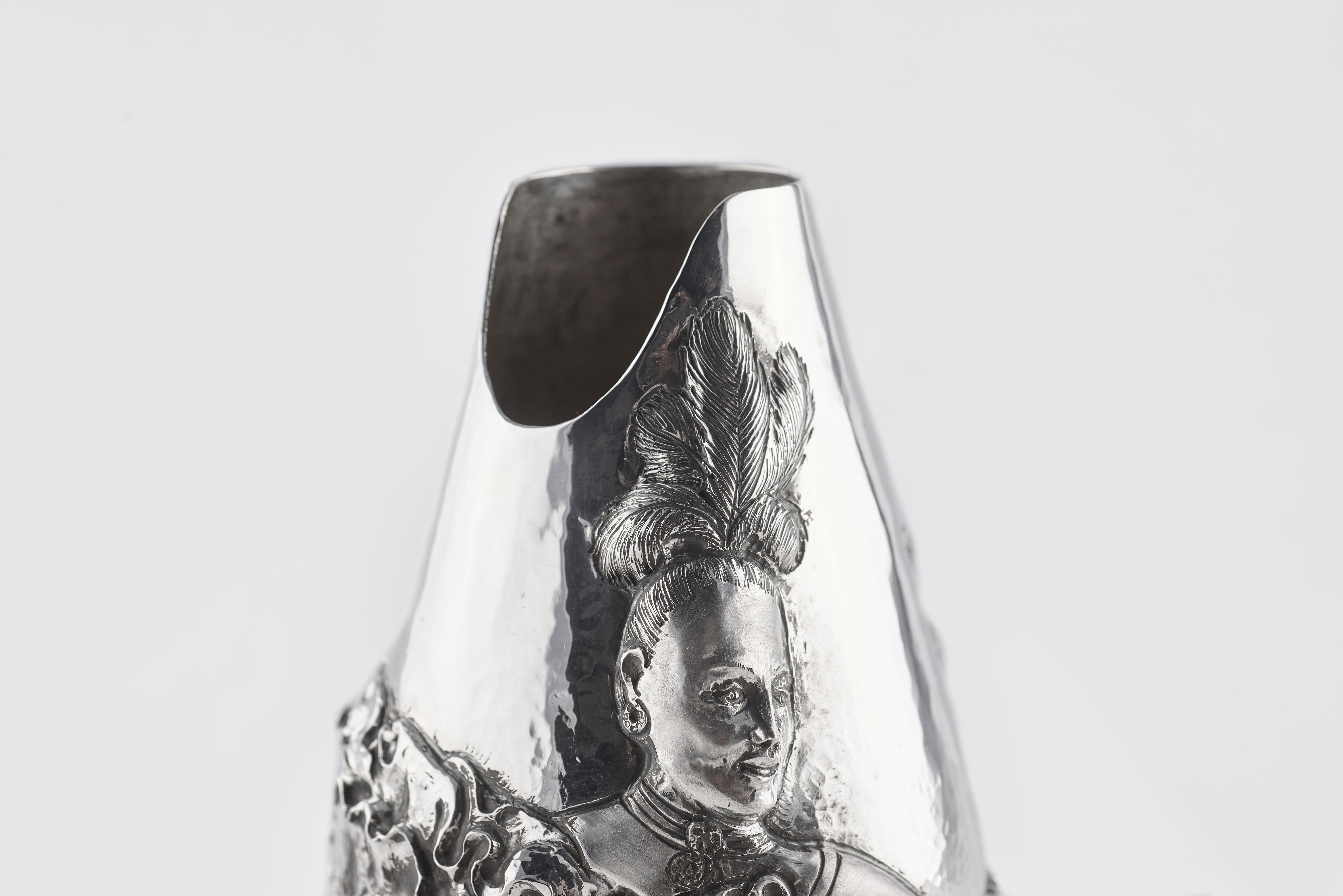 Belle Époque Copribottiglia per champagne, argento puro, Can Can, regalo di lusso, made in Italy, 2024 in vendita