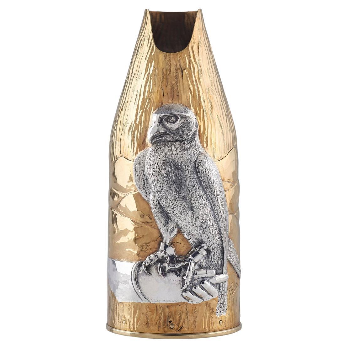 K-OVER Champagne, Falcon, argento 999/°°, Italia For Sale