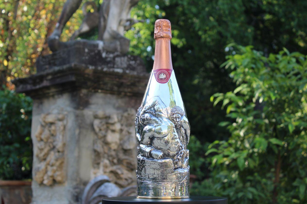 Argent K-OVER Champagne, I GIGANTI, argent 999/°, Italie en vente