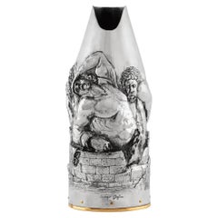 K-OVER Champagne, I GIGANTI, silver 999/°°, Italy