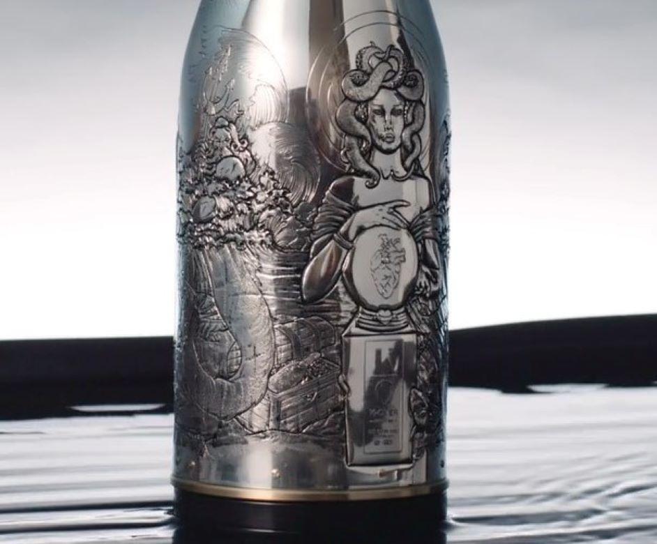 Italian K-OVER Champagne, I PIRATI, silver 999/°°, Italy For Sale