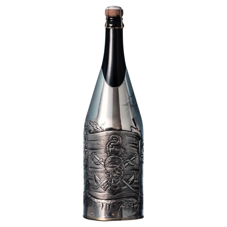 K-OVER Champagne, I PIRATI, silver 999/°°, Italy For Sale