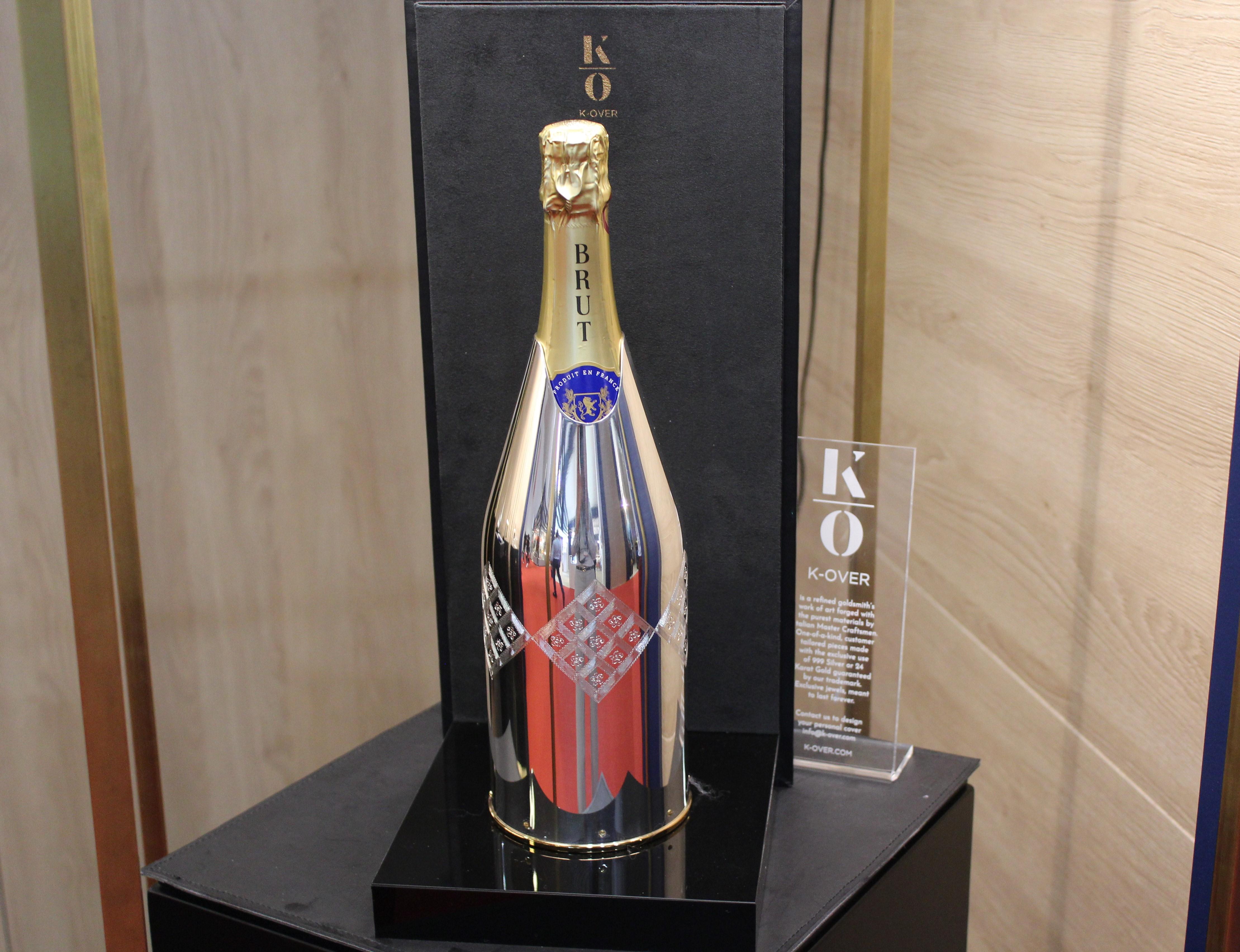 Contemporain K-OVER Champagne, LET'S ROLL THE DICE, argento 999/°°, Italia en vente