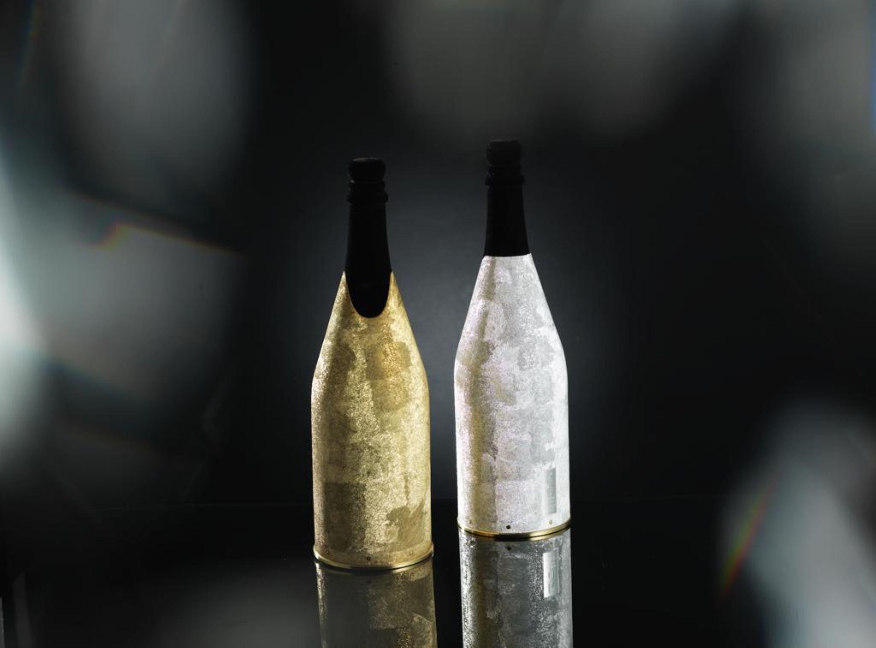 Moderne K-OVER Champagne, MOON, argento 999/°°, Italia en vente