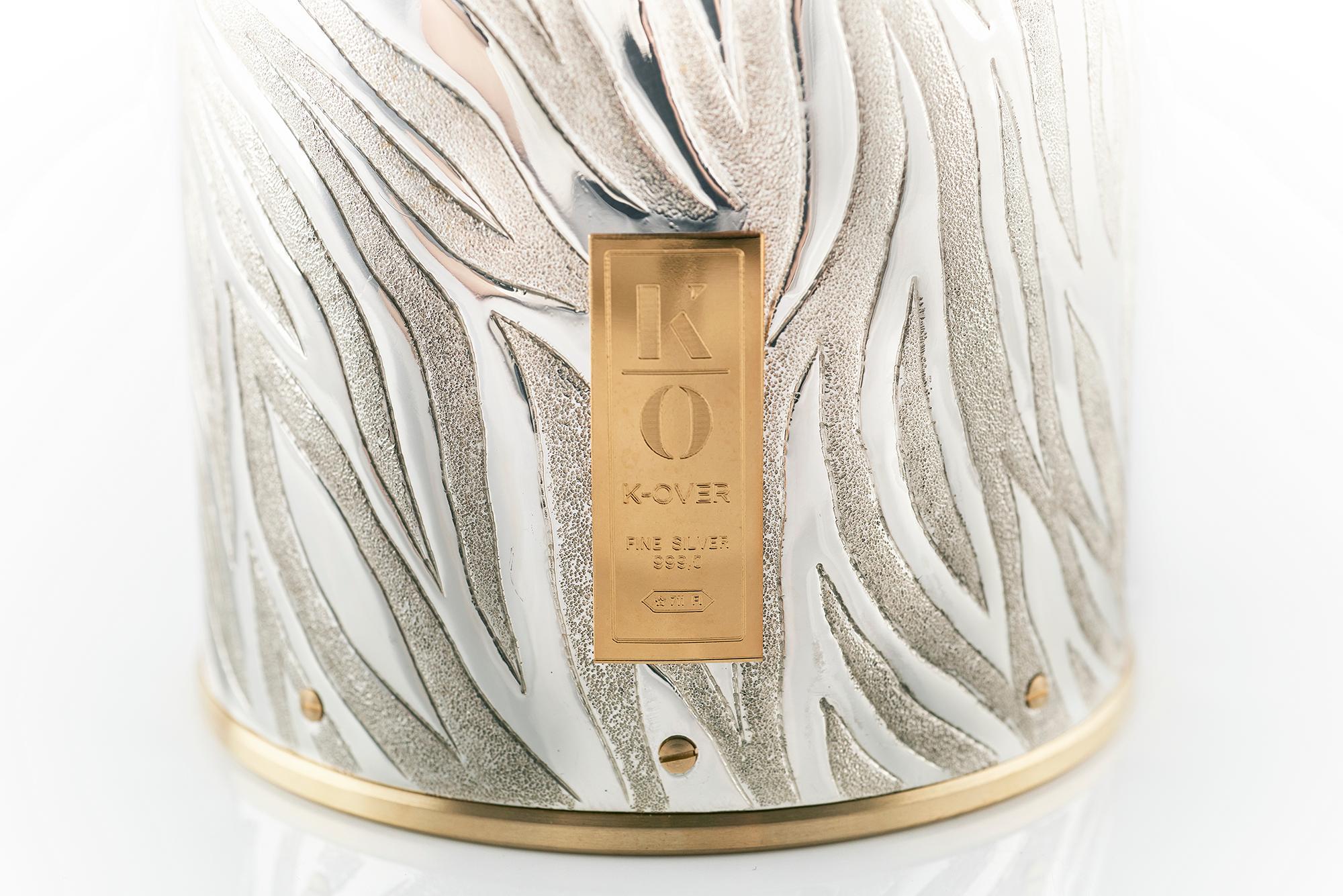 K-OVER Champagne, Onda, argento 999/°°, Italia Italian en venta