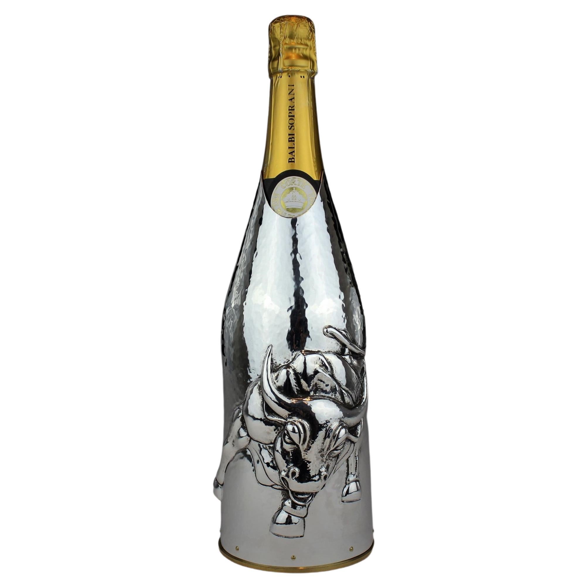 K-OVER Champagne, WALL STREET, silver 999/°°, Italy For Sale