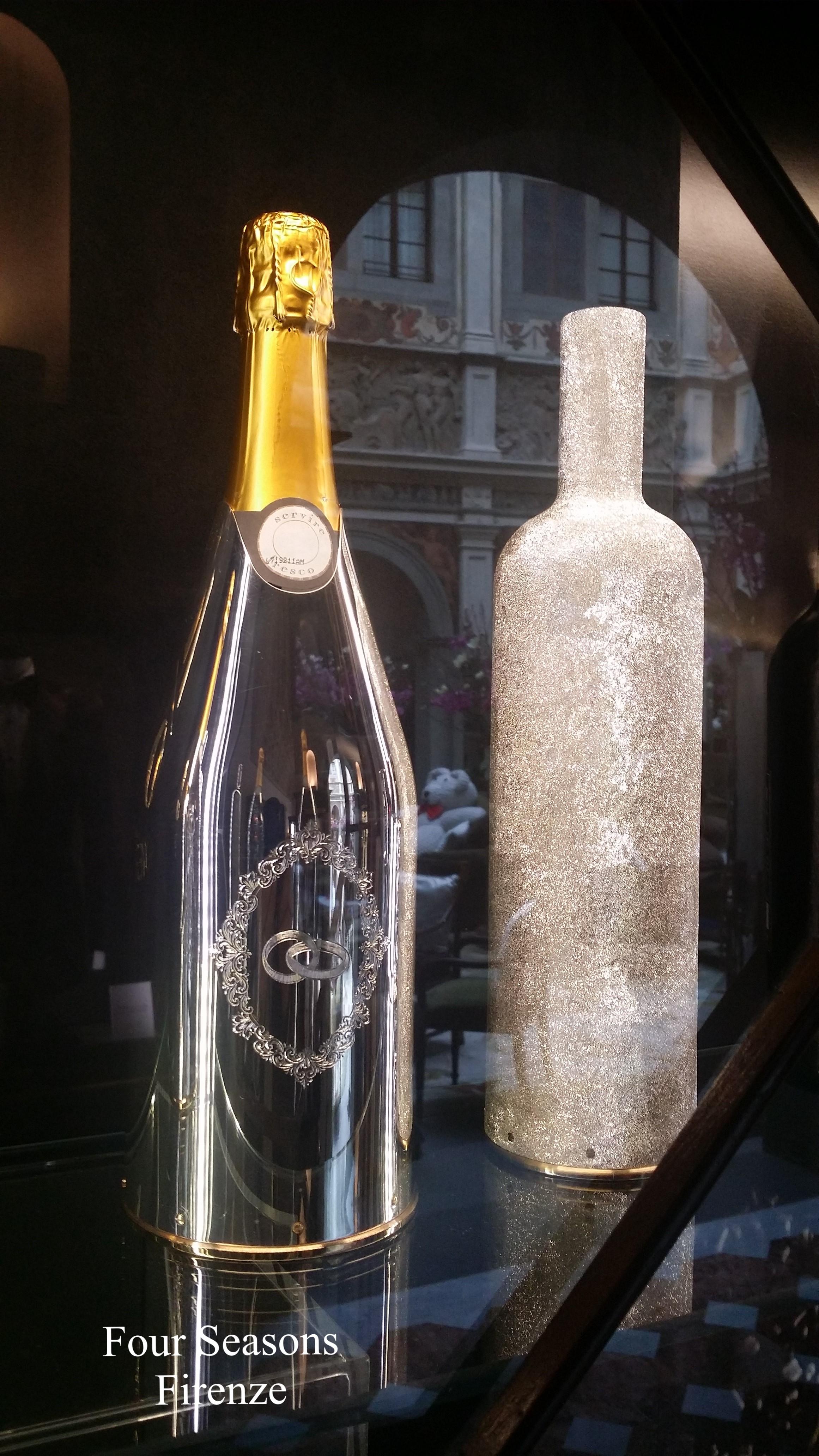 Moderne K-OVER Champagne, BAGUE DE MARIAGE argent 999/°°, Italie en vente