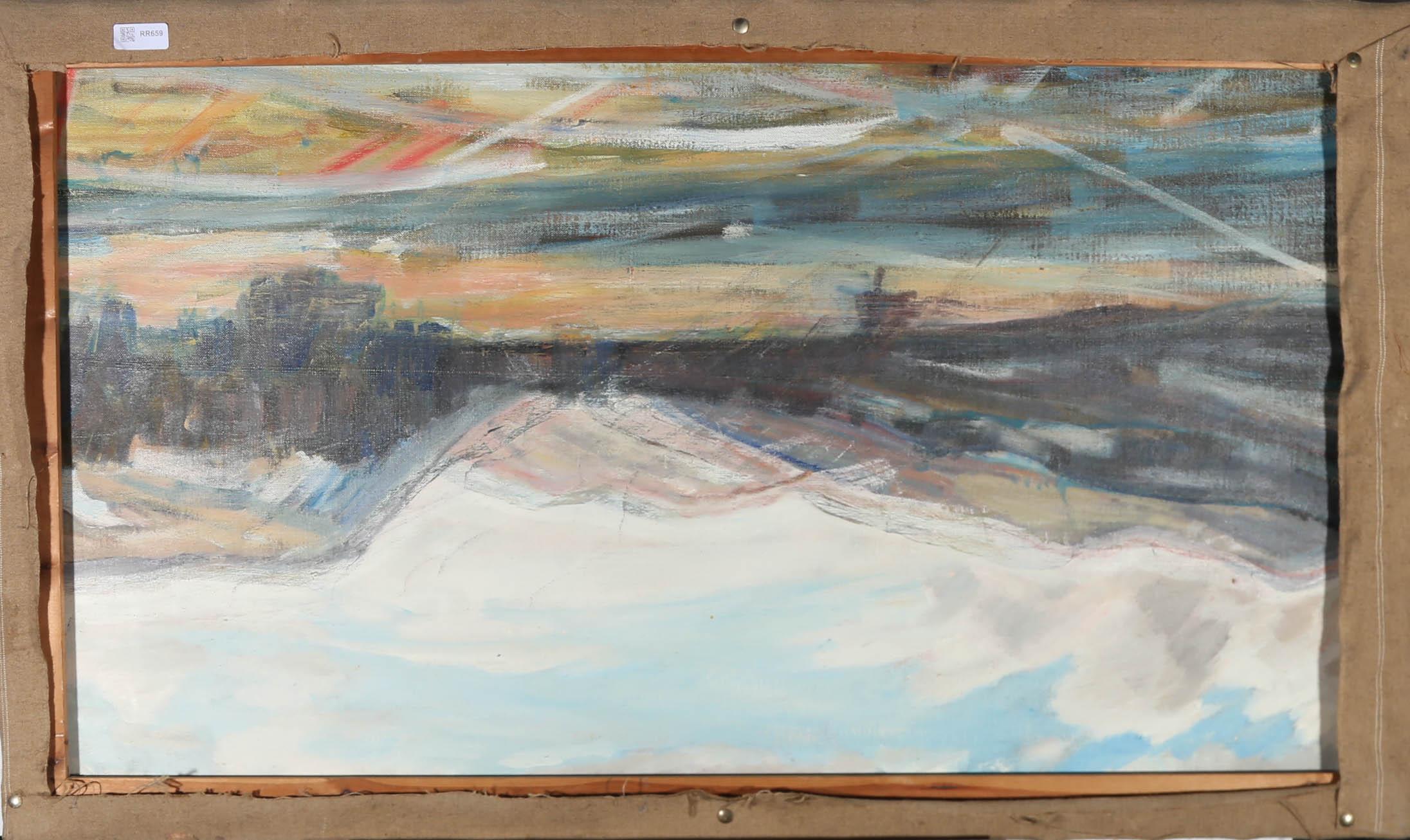 K. Russell – Ölgemälde, Landschaft am Fluss Dulnain, 20. Jahrhundert im Angebot 2