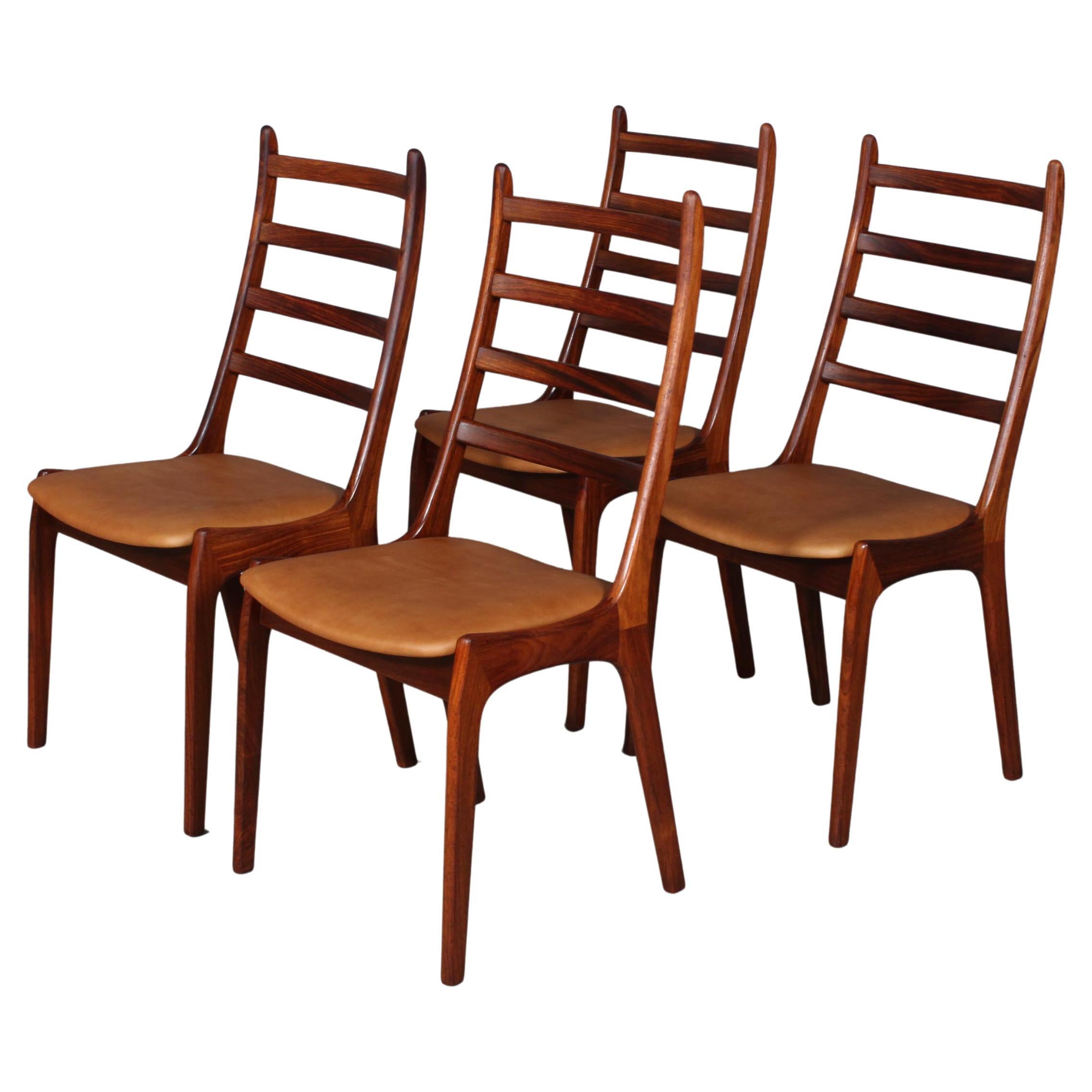 Four J. Stuart Clingman Dining Chairs at 1stDibs