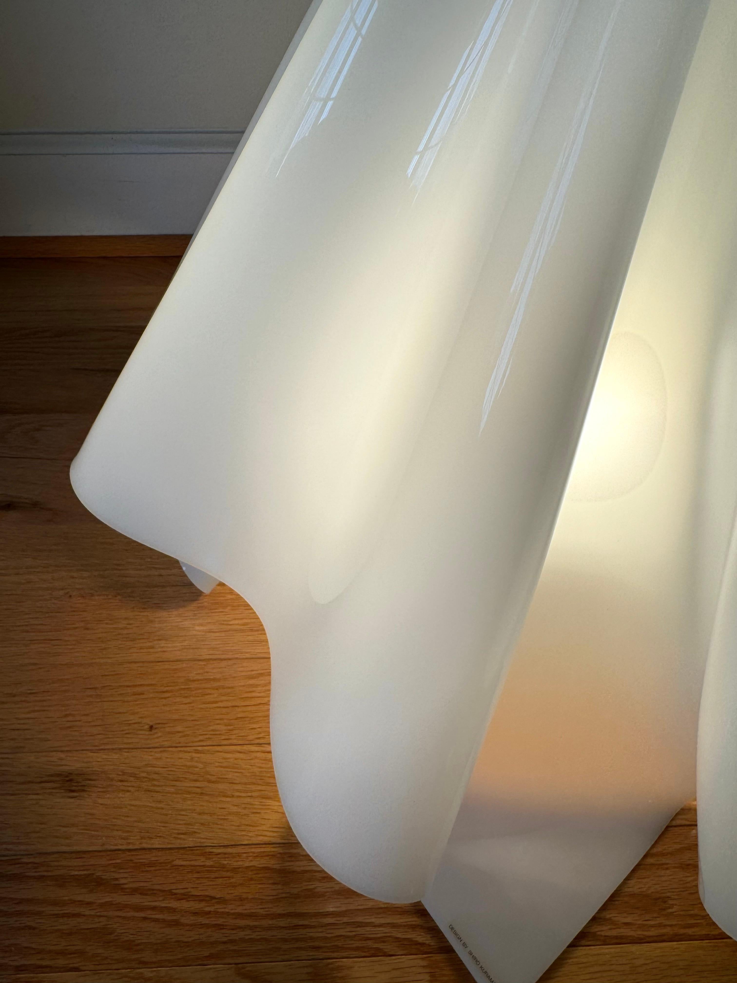 Rare early K-series (Oba- Q/Ghost) table lamp by Shiro Kuramata (Large) In Good Condition In Centreville, VA
