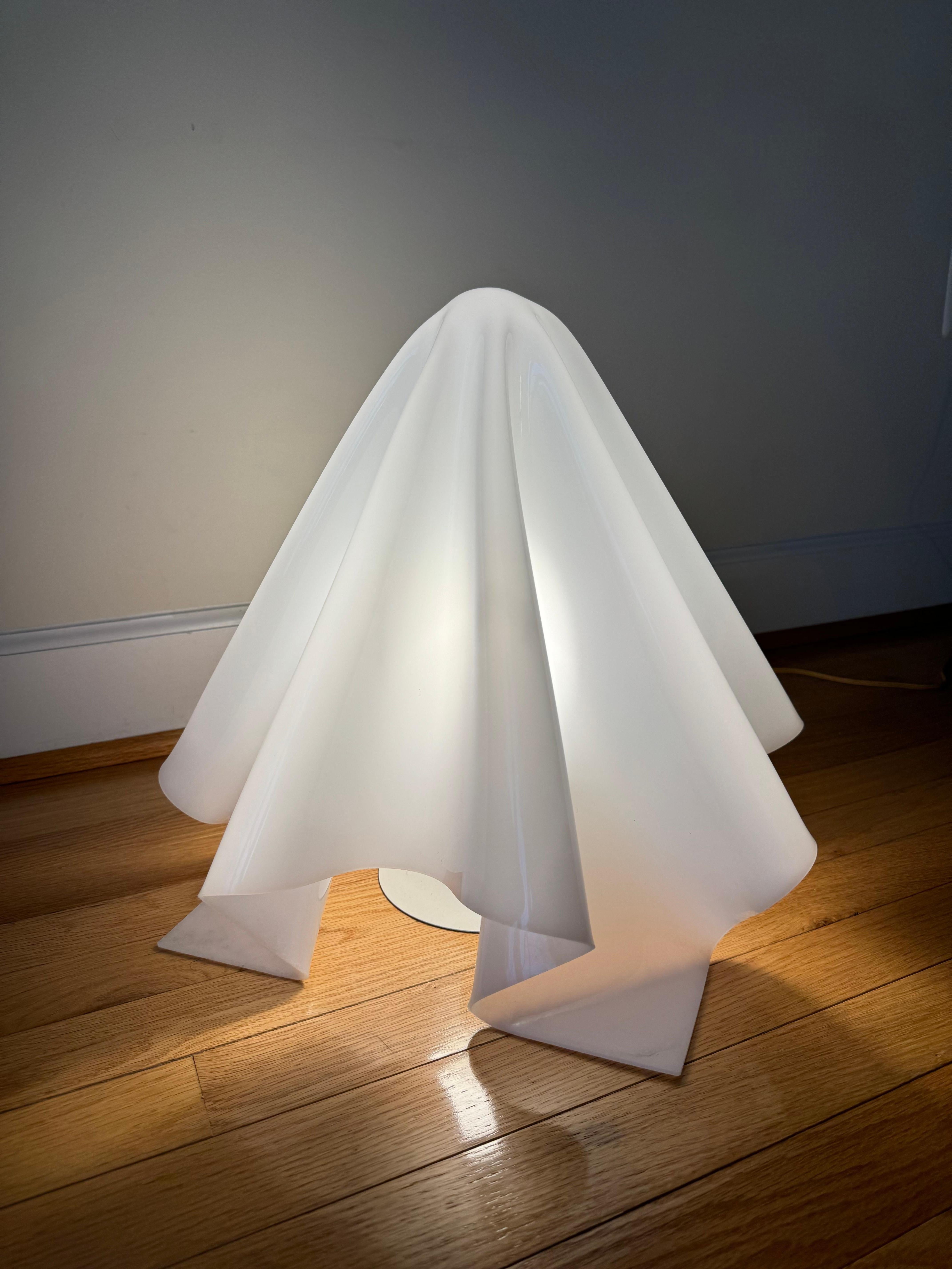 Acrylic Rare early K-series (Oba- Q/Ghost) table lamp by Shiro Kuramata (Medium size)