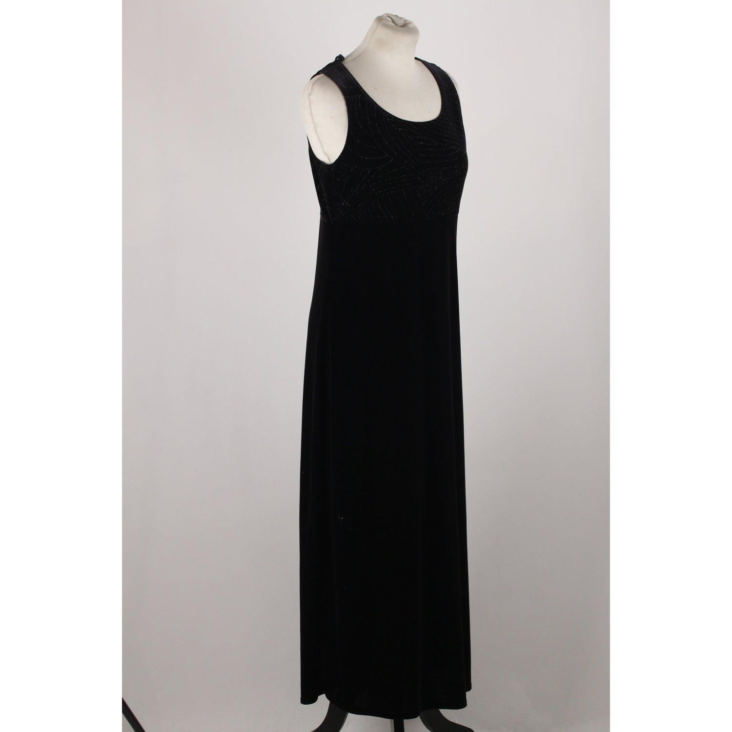 Black K Studio Evening Maxi Dress Size 8