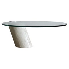 K1000 coffee table in marble and glass by Team Form aG for Ronald Schmitt, 1970s
