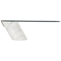 Vintage K1000 Marble and Glass Coffee Table by Team Form AG for Ronald Schmitt, 1970s