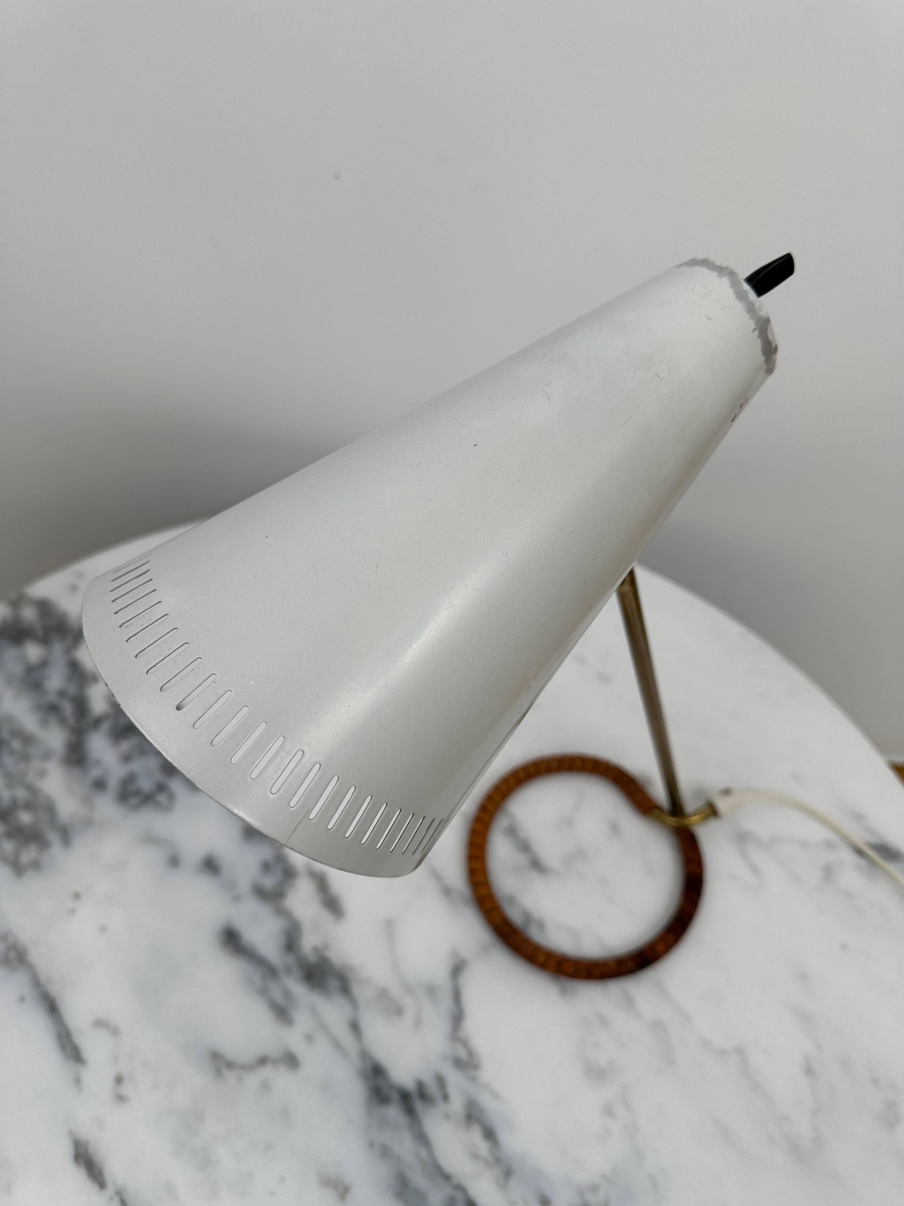 Brass K11-15 Table Lamp by Mauri Almari, Idman 1950’s For Sale