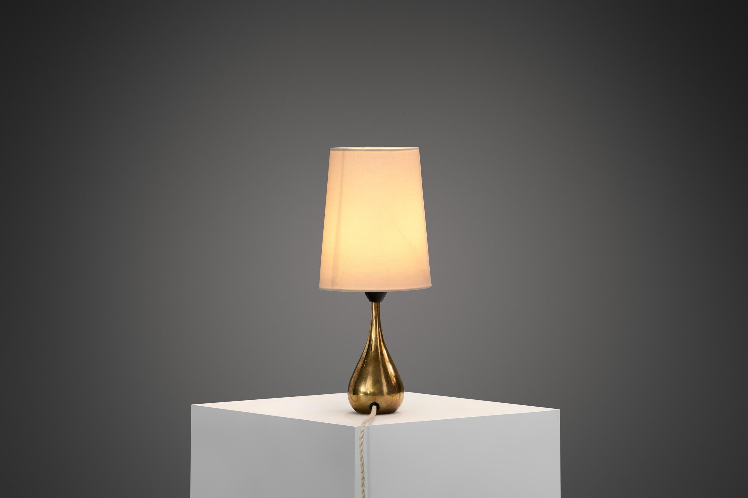 Laiton Lampe de table en laiton 