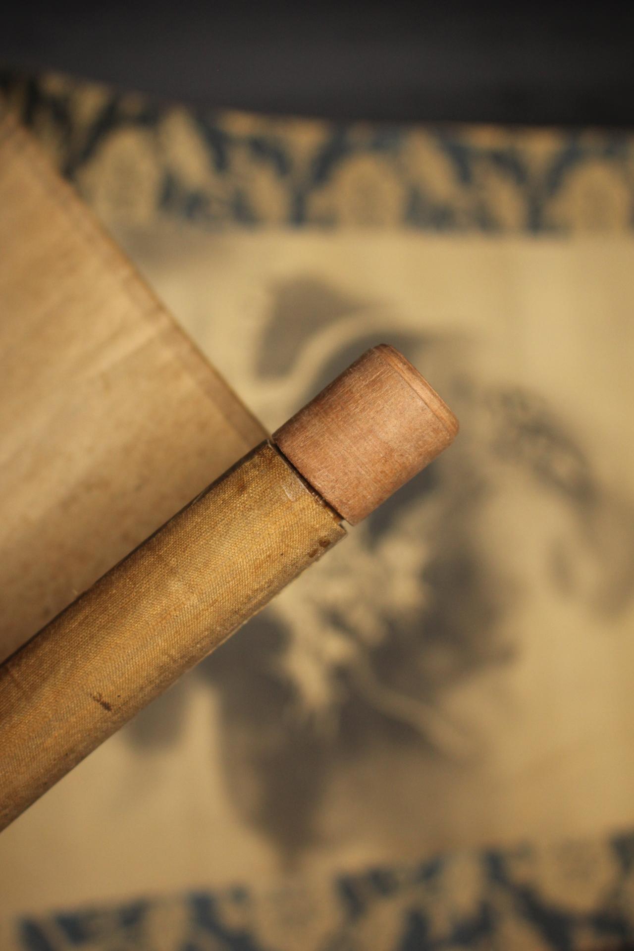 K23 Antichità giapponesi Un rotolo appeso, Drago e Nuvole Inchiostro su seta dipinta in vendita 8