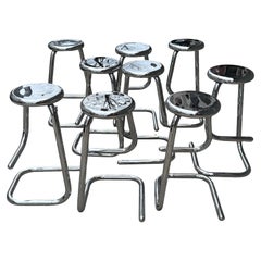 K700 Tubular Chromed Stools from Hamilton & Salmon for Kinetics (up to 9)