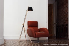 Ka M reading floor lamp · Black